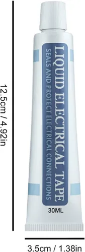 Miniatura 3 de Cinta aislante de goma adhesiva de goma aislante líquida Cinta aislante de secado rápido Buen aislamiento Cable eléctrico Pegamento para 1.0 fl oz
