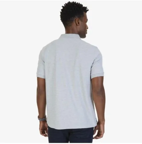 Miniatura 2 de Nautica playera polo clásica de mangas cortas, color sólido, para hombre