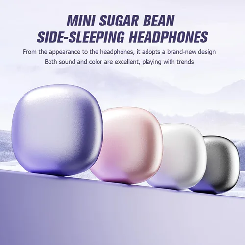 Miniatura 6 de Audífonos invisibles pequeños para dormir, color morado, inalámbrico, Bluetooth, cómodos, para dormir de lado, pequeños, pequeños, discretos, Púrpura