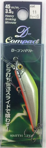 Miniatura 17 de Smith LTD Minnow D-Contact 85, 3.3 pulgadas (3.346 in), 0.5 oz (14.5 g), Lime Chart Yamame #42 Señuelo Gráfico de lima Yamame #42
