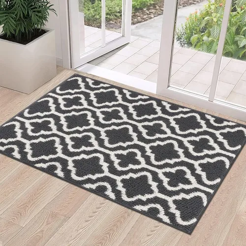 Miniatura 12 de HEBE Alfombra para Puerta Interior 20''x32'' Alfombras de Bienvenida Antideslizantes para Puerta Principal Alfombras Lavables para Zapatos Atrapa