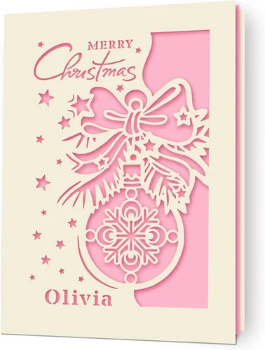 Miniatura 11 de EDSG Tarjetas de Navidad personalizadas 2025, tarjetas de felicitación personalizadas, tarjeta de Navidad de papel láser, regalo de Papá Noel
