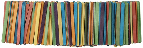 Miniatura 10 de Palitos de madera de colores, paquete