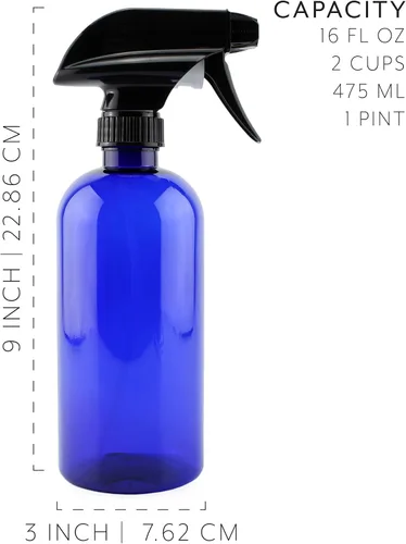 Miniatura 6 de Botella de plástico, de aerosol, con pulverizadores resistentes de vapor, etiqueta para pizarrón (6 unidades); sin BPA, n. 1, uso para aromaterapia