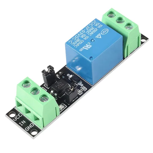 Miniatura 2 de 10 unids 1 canal DC 3V/3.3V relé módulo de interruptor de alimentación con optoacoplador módulo de relé aislado placa de control de unidad para IOT