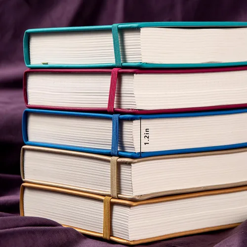 Miniatura 5 de TIEFOSSI - Cuaderno de bolsillo con tapa dura punteado A5, papel de escritura de 100 g/m² de 400 páginas, cuaderno organizador para mujeres, Acuario