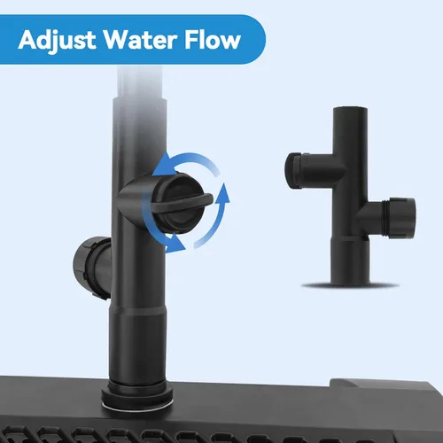 Miniatura 5 de Bomba de fuente de agua grande de 790 GPH/60W, kits de fuente de bomba de estanque para exteriores, equipo de estanque con 3 opciones de boquilla