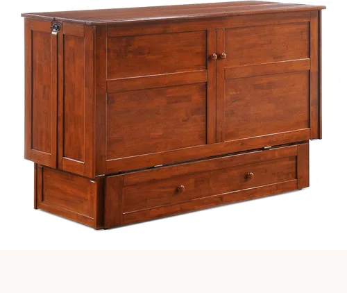 Miniatura 10 de Night & Day Furniture MUR-CLV-QEN-CH y MND-GMF-TRI-QEN MUR-CLV CH y MND-GMF-TRI-QEN - Cama Murphy con colchón, tamaño Queen, color chocolate