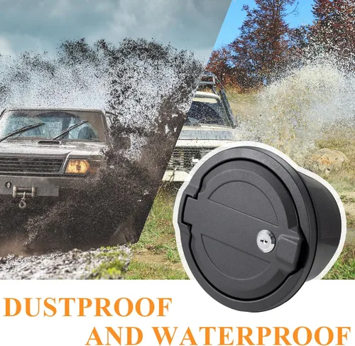 Miniatura 4 de Tapa de depósito de gasolina para puerta de llenado de combustible para Jeep Wrangler JL 2018-2023, accesorios Unlimited Rubicon Sahara de 2 puertas