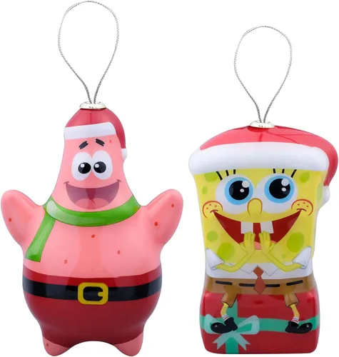Miniatura 10 de Ruz JoJo Siwa - Juego de adornos de Navidad de estrella y unicornio, decoración de árbol para interiores y exteriores, paquete de 2