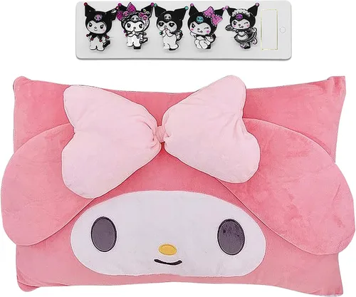 Miniatura 10 de Shuyun Bonita funda de almohada de dibujos animados de anime de doble cara para decoración de dormitorio de niña, funda de almohada de algodón
