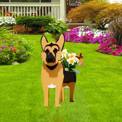 Miniatura 17 de Maceta de Perro English Springer Spaniel, Macetas de Plantas, Bonita Maceta de Jardín para Perros, Macetas de Perro Regalos de Cumpleaños