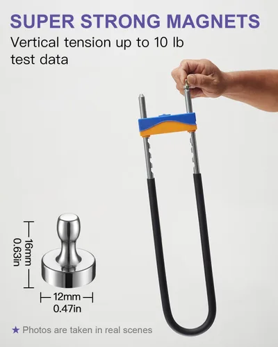 Miniatura 2 de BTLIN - imanes de nevera fuertes, pines magnéticos de neodimio de alta resistencia para nevera de cocina, tablero de anuncios de metal, oficina