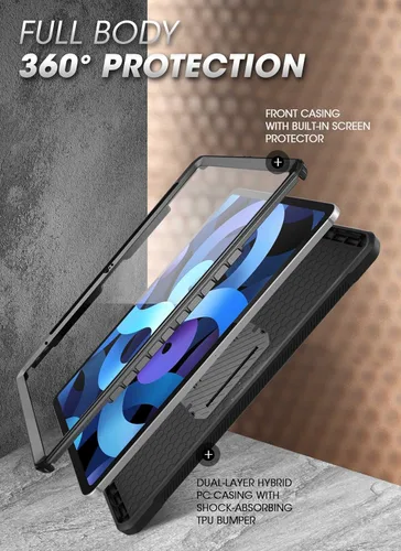 Miniatura 3 de SUPCASE Funda para iPad de 11ª generación A16 Chip de 11 pulgadas 2025 con protector de pantalla (Unicorn Beetle Pro)