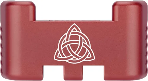 Miniatura 66 de NDZ Performance Placa trasera de aluminio con asistencia deslizante para Glock 1-5 Glock 17 19 19 19 x 22 23 24 26 27 31 32 33 34 35 45 47 49, Rojo