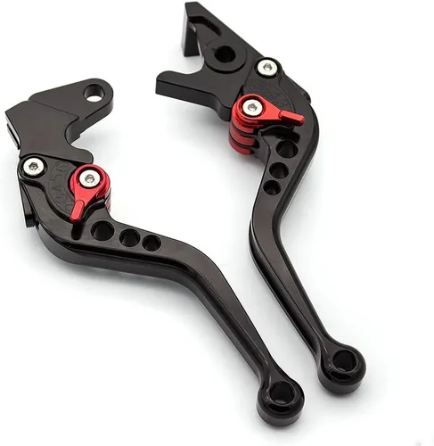Miniatura 17 de Palancas de Freno y Embrague CNC Compatibles con RE Classic 350 350cc Meteor 2021-2025, Super Meteor 650 2023, Hunter 350 HNTR 2022-2024 Negro Largo