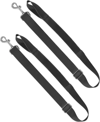 Miniatura 5 de Harrison Howard Correas de repuesto totalmente elásticas para las patas de la manta de caballo, correas elásticas ajustables para las alfombras