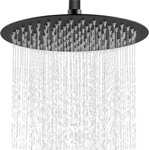 Miniatura 24 de Midanya Cabezal de ducha redondo de acero inoxidable de alta presión de alto flujo de acero inoxidable de 6 pulgadas, diseño ultrafino de alta