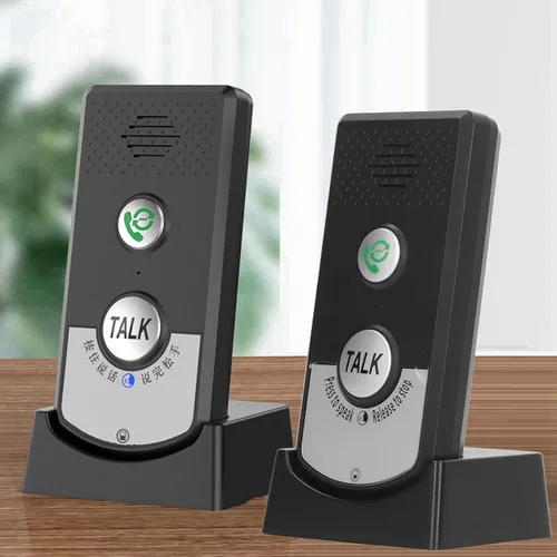 Miniatura 9 de Unidad de intercomunicación inalámbrica, intercomunicadores inalámbricos para el hogar, 2 vías de llamada, 2 piezas, intercomunicador de voz