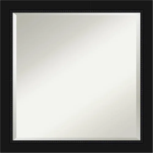 Miniatura 15 de Amanti Art Espejo de baño de madera, espejo de pared negro Ashton para usar como espejo de tocador de baño sobre el fregadero