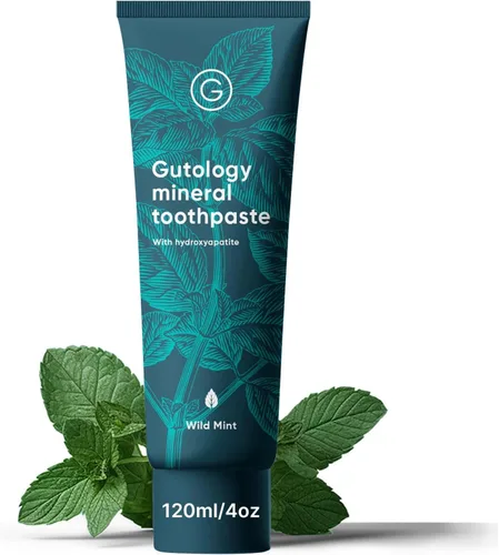 Miniatura 8 de Gutology Pasta de dientes probiótica natural para niños, hidroxiapatita, sin flúor, crema dental remineralizante, reparación de esmalte adecuada