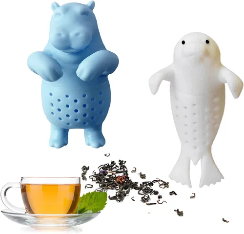Miniatura 10 de 1 infusor creativo de té de animales, lindo té de hojas sueltas más pronunciado, reutilizable, fácil de llevar, prepara una taza de buen té en Un