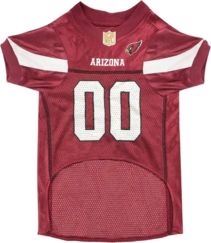 Miniatura 2 de Camiseta de los Arizona Cardinals de la NFL para Perro - Talla X-Small, Disfraz de Jersey de Fútbol para Perros y Gatos