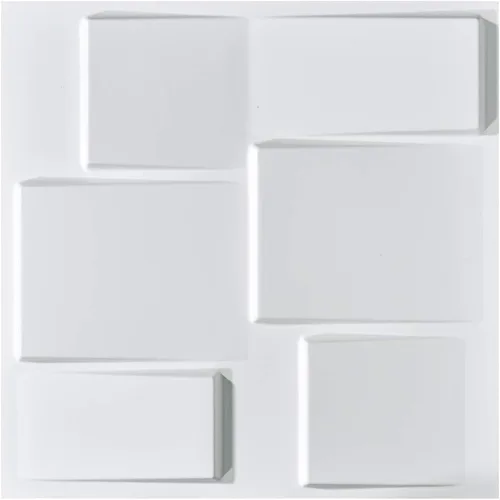 Miniatura 24 de Art3d - Panel de pared ondulado, azul, 19.7 x 19.7 pulgadas (paquete de 12)