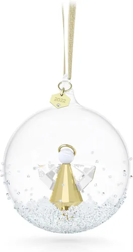SWAROVSKI Adorno de bola festivo Edición Anual 2022, tono dorado champagne Adorno de bola 2022