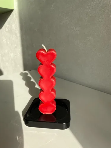 Miniatura 3 de 3 moldes de silicona para velas para el día de San Valentín, molde 3D romántico para amantes de los retratos, molde de corazón 3D y 5 cavidades