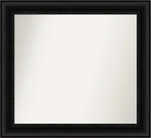 Miniatura 232 de Amanti Art Espejo personalizado, espejo de baño negro puente, espejo de pared o espejo de tocador de baño sobre el fregadero (26 x 26 pulgadas)