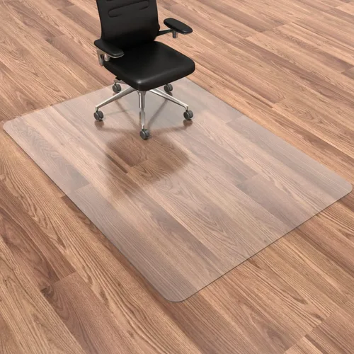 Miniatura 14 de Tapete para silla de oficina para alfombra de pelo bajo, 48 x 36 pulgadas, tapete transparente para silla de escritorio de oficina para suelos