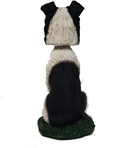 Miniatura 5 de Animal Den Border Collie - Figura de perro Bobblehead para regalo para tablero de instrumentos de automóvil