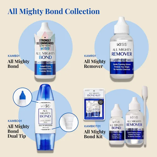 Miniatura 6 de KISS All Mighty - Adhesivo para peluca frontal con encaje