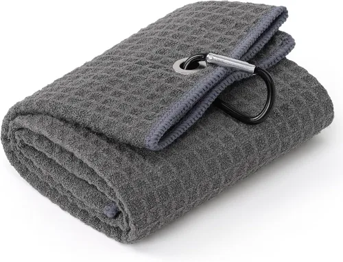 Miniatura 40 de Mile High Life Premium Waffle-Weave Golf Towel 16" X 24" Extra Absorbent & Quick-Dry Ultra-Soft Microfiber Carabiner Clip Multi