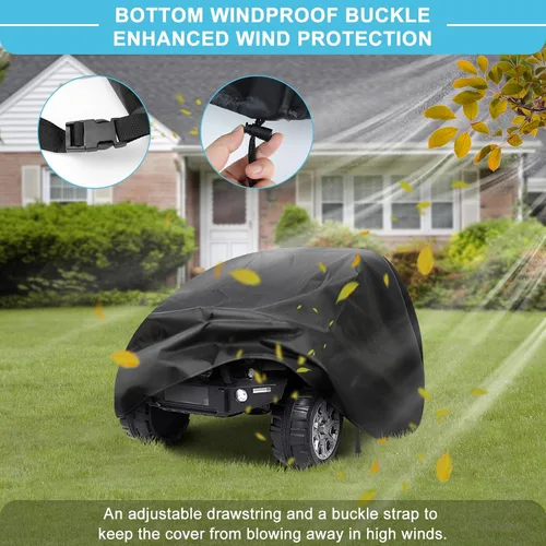 Miniatura 4 de Funda para Coche de Juguete Montable para Niños, Protección Envolvente Resistente para Exteriores para Vehículos de Juguete con Ruedas a Batería