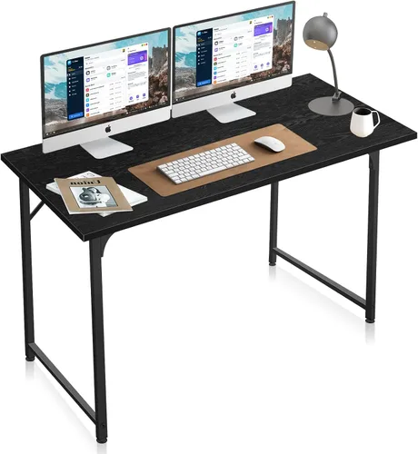 Miniatura 7 de Escritorio para computadora de oficina de 32 pulgadas, pequeño, moderno, estilo simple, mesa de trabajo de madera para escribir, mesa de trabajo