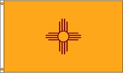 Miniatura 5 de Annin Flagmakers Bandera del estado de Nuevo México, fabricada en Estados Unidos según las especificaciones de diseño oficial del estado, 4 x 6 pies