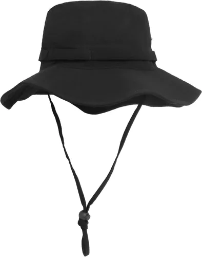 Miniatura 24 de Sombrero de pescador de ala ancha con protección UV, sombrero Boonie, sombreros de pesca, senderismo, safari, sombreros al aire libre para hombres