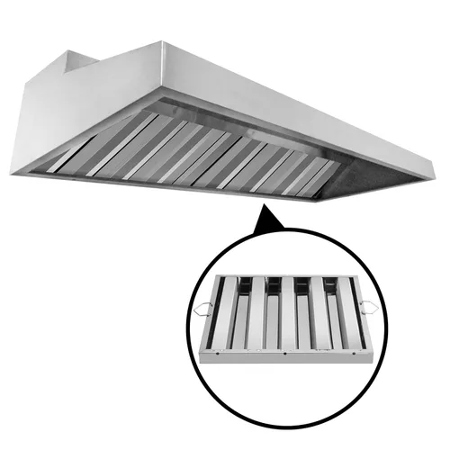 Miniatura 6 de Filtro de campana de acero inoxidable New Star Foodservice 533166, 20 pulgadas de ancho x 25 pulgadas de alto