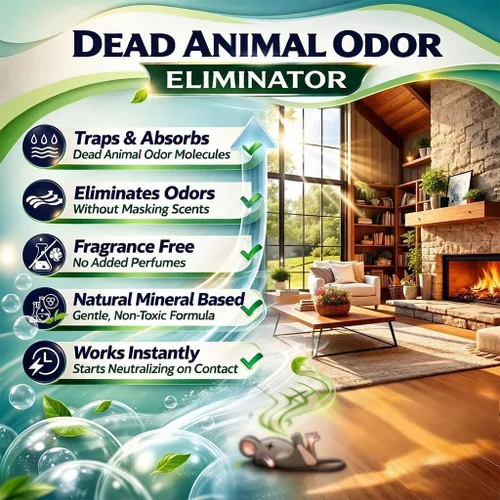 Miniatura 3 de Eliminador de olores de animales para eliminar olores fuertes, eliminador de olores de animales muertos, uso seguro en interiores y exteriores