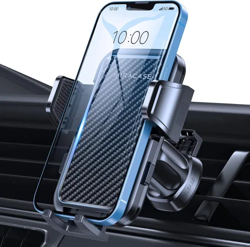 Miniatura 5 de Miracase - Soportes para teléfono de coche con gancho de metal, soporte para teléfono celular en la rejilla de ventilación, soporte universal