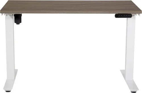 Miniatura 6 de Office Star Prado - Mesa motorizada de altura ajustable de 4 pies con control de memoria programable de 4 posiciones, parte superior de nogal urbano