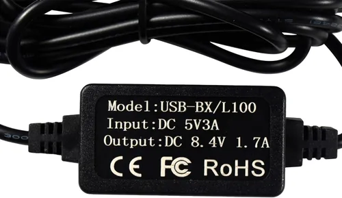 Miniatura 3 de HQRP Adaptador de cargador USB compatible con Sony AC-L10A L10B L10C L10 L15 L100 HandyCam CCD-TRV108 CCD-TRV118 CCD-TRV128 CCD-TRV138 CCD-TR748