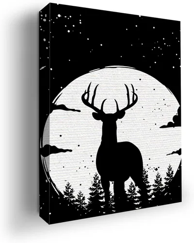 Miniatura 50 de Mavis Print - Lienzo decorativo para pared con diseño de conejo/conejo, 36 x 36 pulgadas, decoración de pared de animales impresos en HD y marco