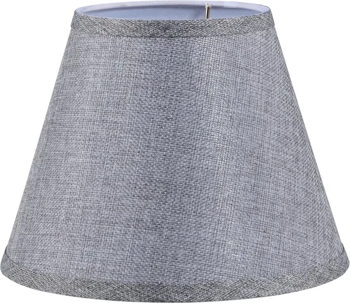 Miniatura 13 de Aspen Creative 58912, Empire Uno - Pantalla de lámpara en azul mezclilla, 5 pulgadas superior x 9 pulgadas inferior x 7 pulgadas de altura Azul denim