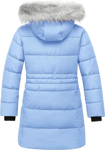 Miniatura 2 de ZSHOW Parka - Abrigo largo de invierno para niñas, chaqueta acolchada con capucha
