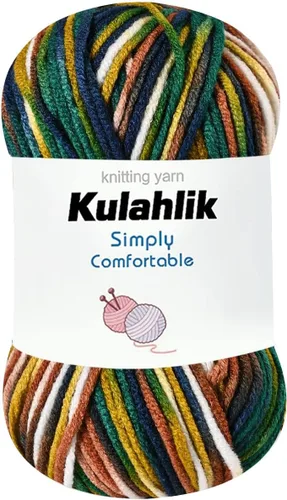 Miniatura 113 de 50g (1x50g) Hilo Acrílico para Crochet y Tejido, Hilo Degradado Colorido, 1 Rollo de Madejas, Hilo Acrílico Multicolor, Perfecto para Proyectos