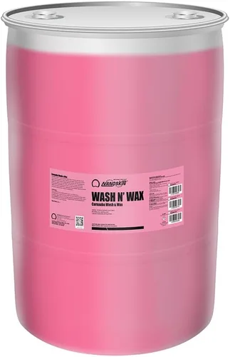 Miniatura 9 de Nanoskin WASH N' WAX con carnauba de 16 onzas – Limpia y brilla en un solo paso Funciona con cañón de espuma, pistola de espuma, lavado de cubo