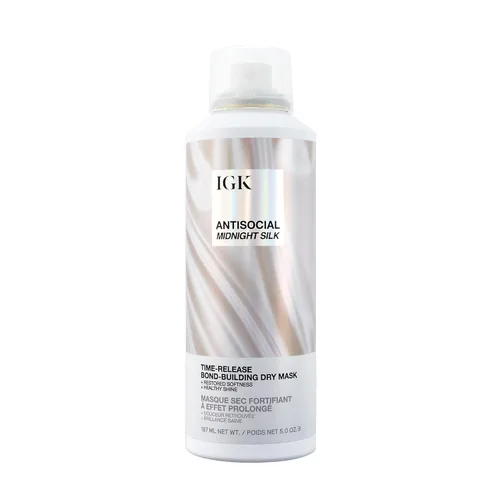 Miniatura 11 de IGK Antisocial Bond-Building Mascarilla para Cabello Seco, mascarilla nocturna para cabello seco y dañado, revitaliza el cabello sano, tratamiento